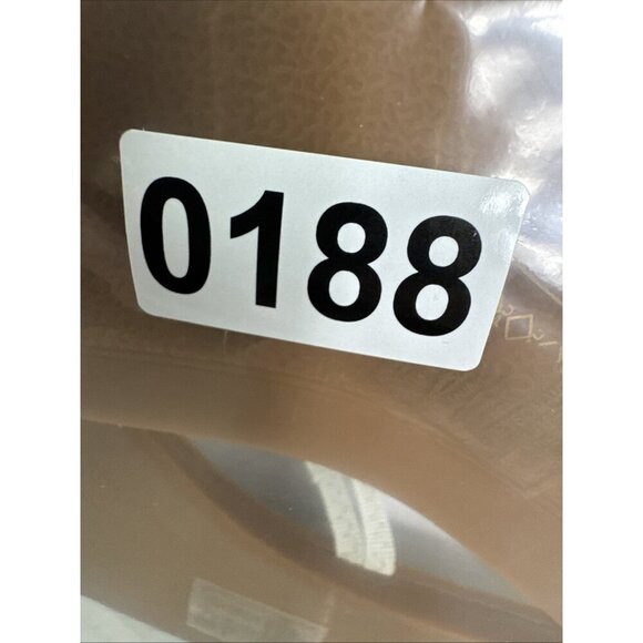 Azalea Wang Women's 8 Stetson White Slip On Square Toe Knot Sandals New 0188 - Picture 15 of 15